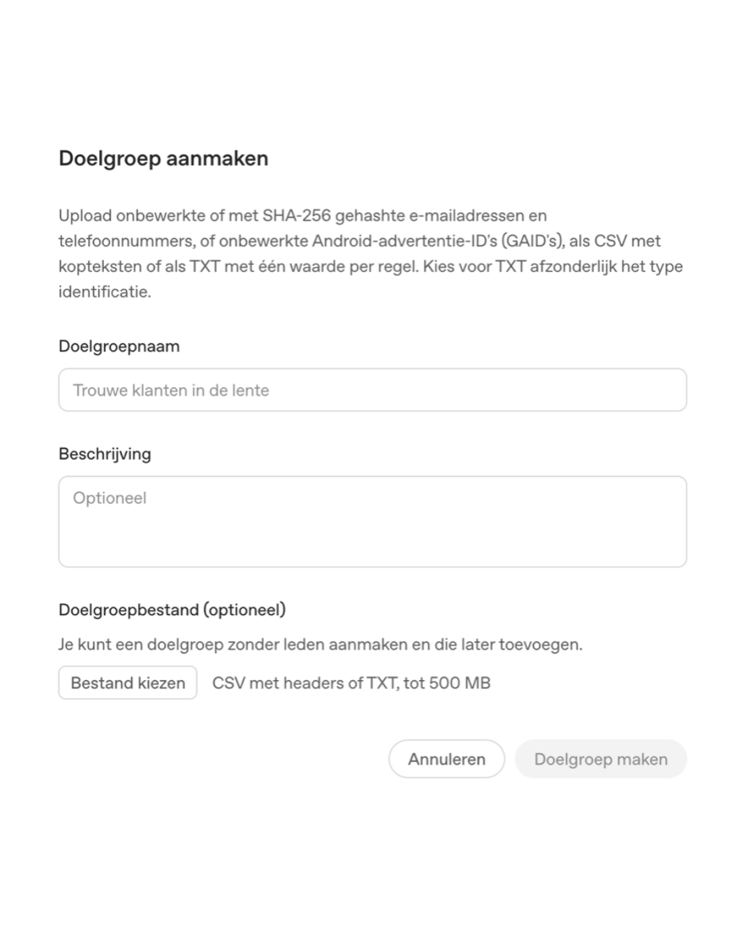 Doelgroep ChatGPT Ads Doelgroepbepaling ChatGPT Ads