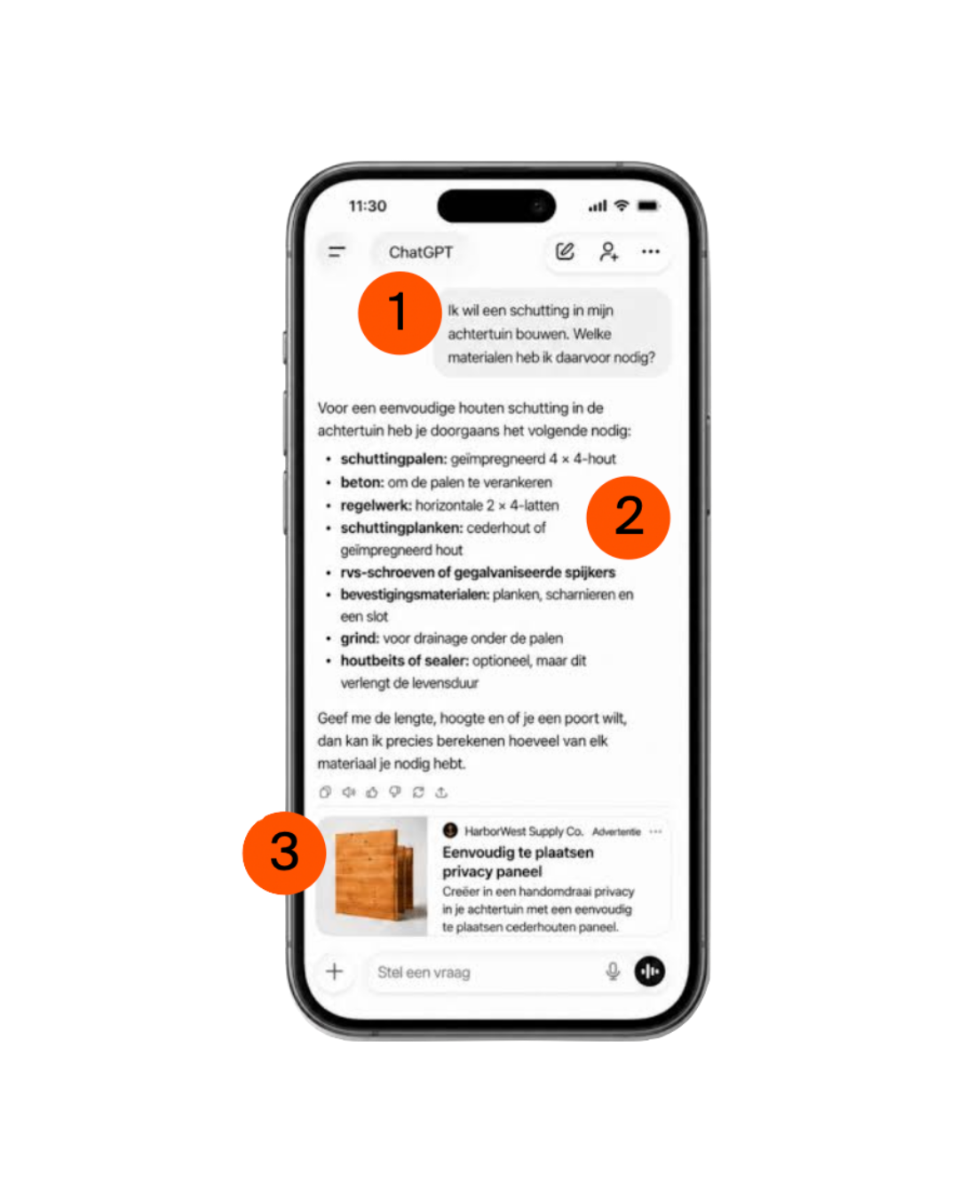 Voorbeeldadvertentie ChatGPT Ads Voorbeeldadvertentie ChatGPT